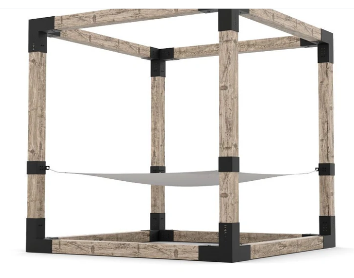 Supporting Pergola Post Pole Base Galvanized Column 4x4 Wood Fence Post Anchor Base