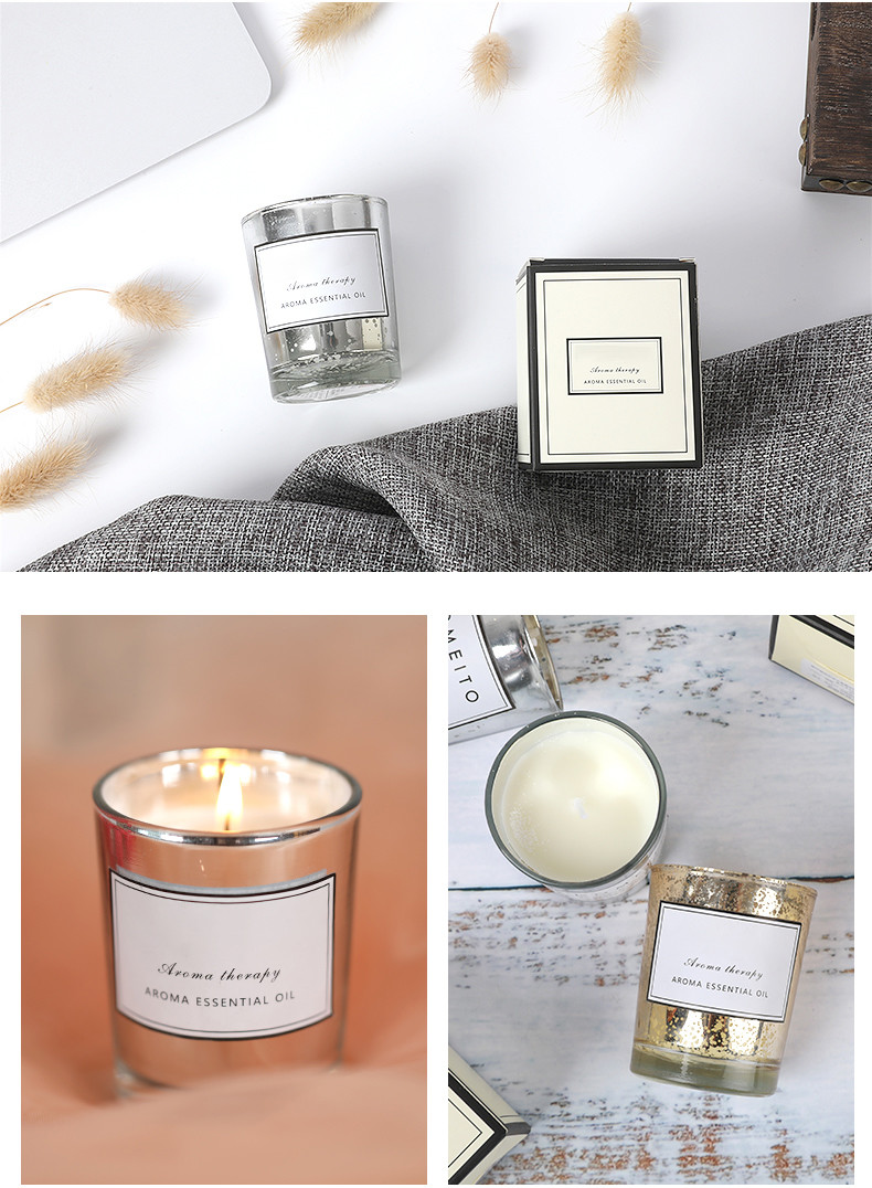 135g Luxury Scented Candles With Natural Fiber Wicks