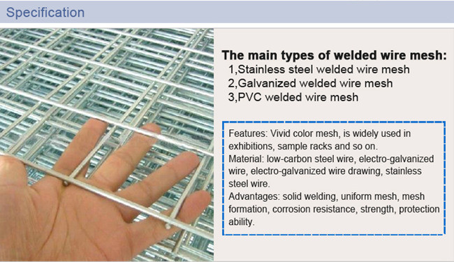 25.4mm Green Vinyl Coated Welded Wire Mesh Panels BWG 16 Gauge
