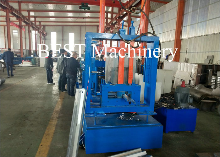 Hydraulic Cutting PLC Control Z Purlin Steel Channel Roll Forming Machine