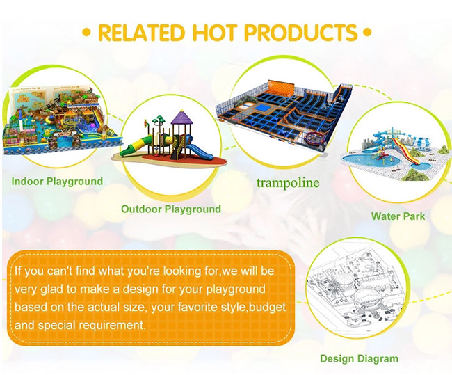 Professional Soft Indoor Commercial Playground Equipment / Jump Trampoline Park