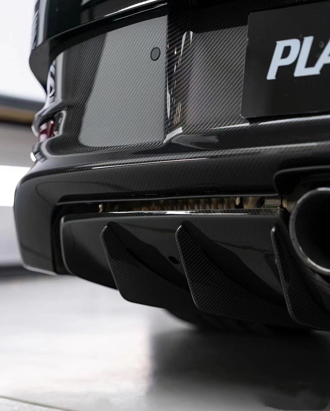 146cm 2020 Porsche 992 Body Kit Front Lip Diffuser Spoiler Hood Body Kit OEM
