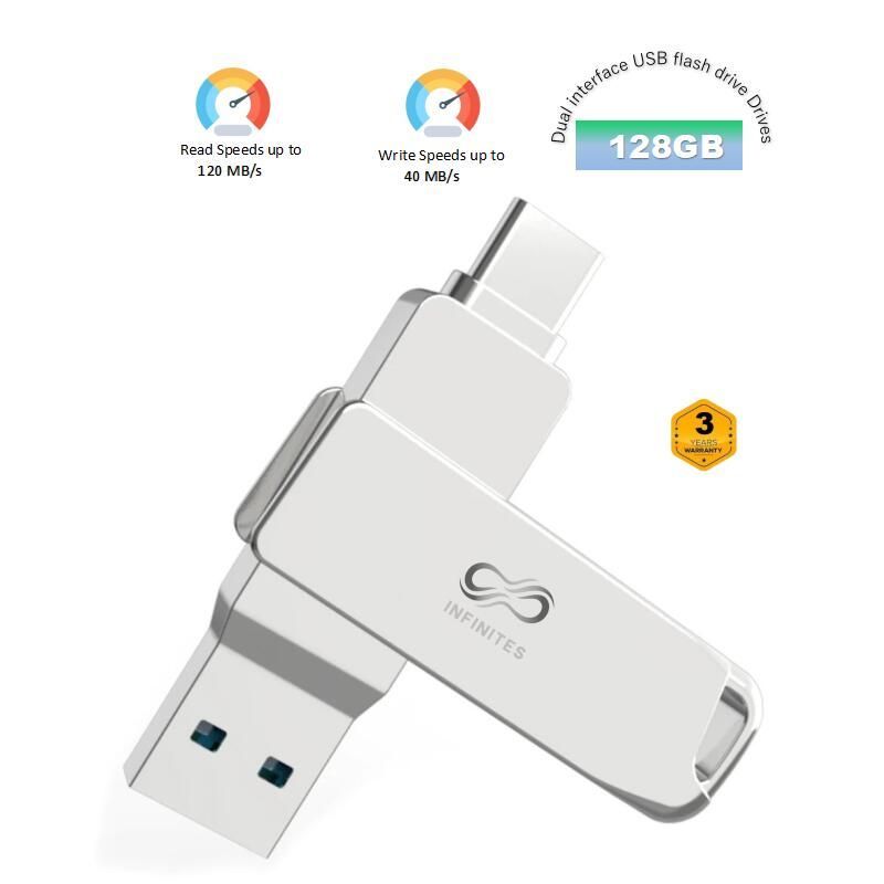 Free Mold Opening Portable Type-C Solid State Disks Sk USB 3.2 Flash Drive Provides a Read Speed of up to 550MB/S and a Write Speed of 520MB/S 2tb