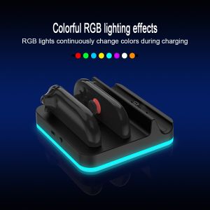 Multi-Function Charging Dock with RGB Lighting for Nintendo Switch 2– Charges