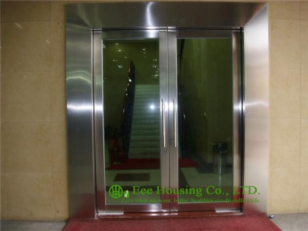 Custom designed Fire Break Door, 304 Stainless Steel Doors And Frame With Glass