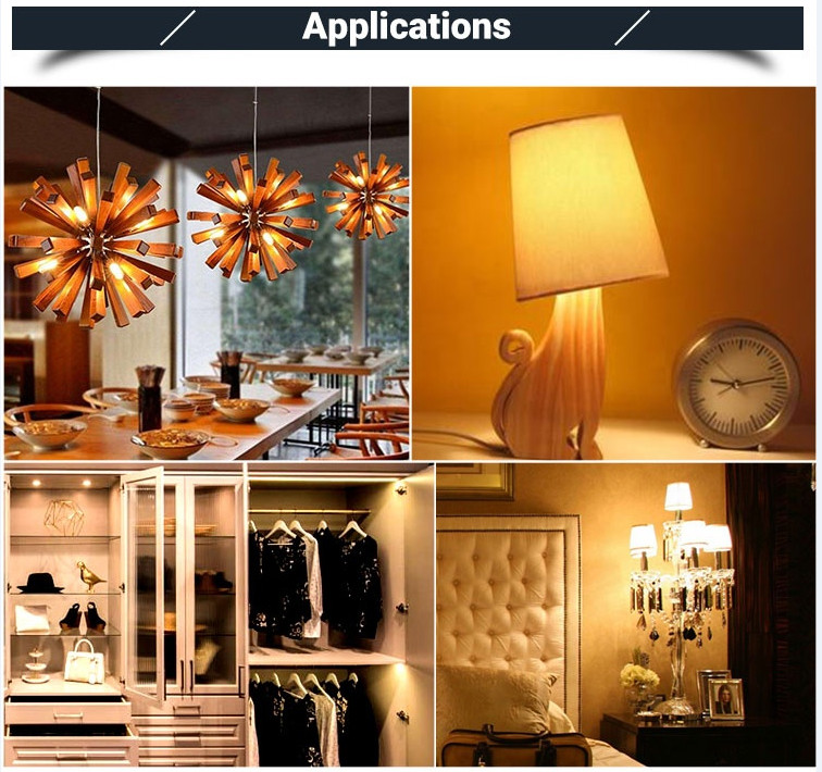 PS60 Vintage Style LED Light Bulbs , 8 Watts Edison Style LED Filament Bulbs 2400K
