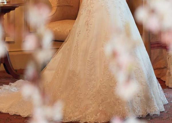 Romantic Mermaid Bridal Gowns , Ivory Mermaid Wedding Gown Long Fishtail