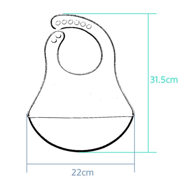 Hot Selling Product Bpa Free Wholesale Waterproof Fashion Silicone Babies Bib