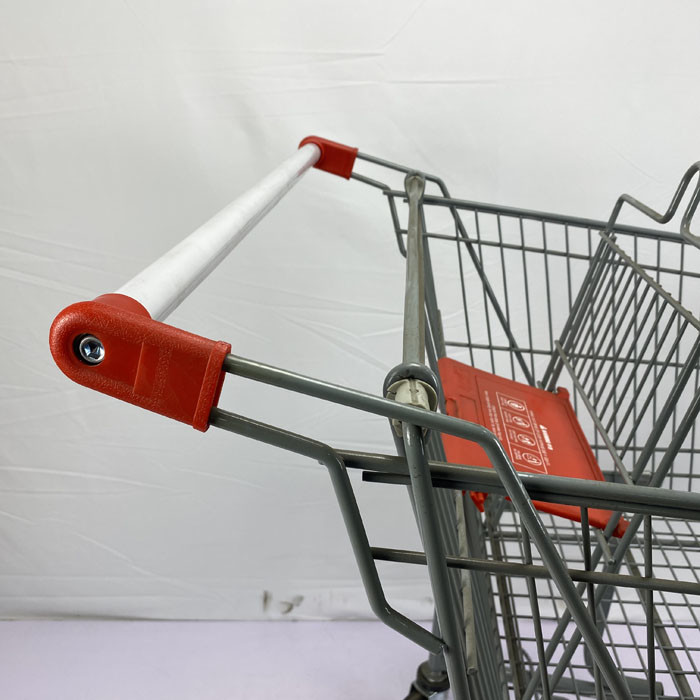 Customizable 175L Grocery Store Shopping Cart Supermarket Trolly With Foldable Child Seat
