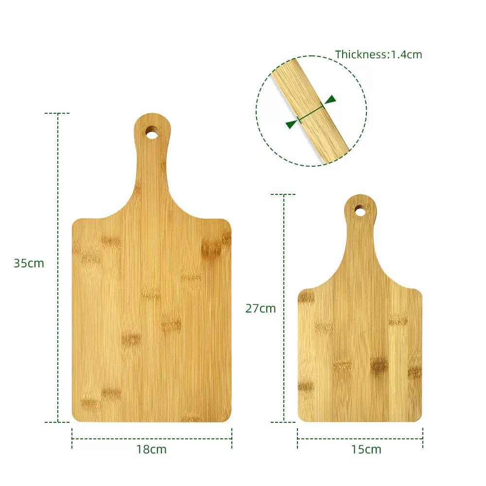 Sublimation Printing Bamboo Wood Pizza Tray Wood Steak Serving Plate