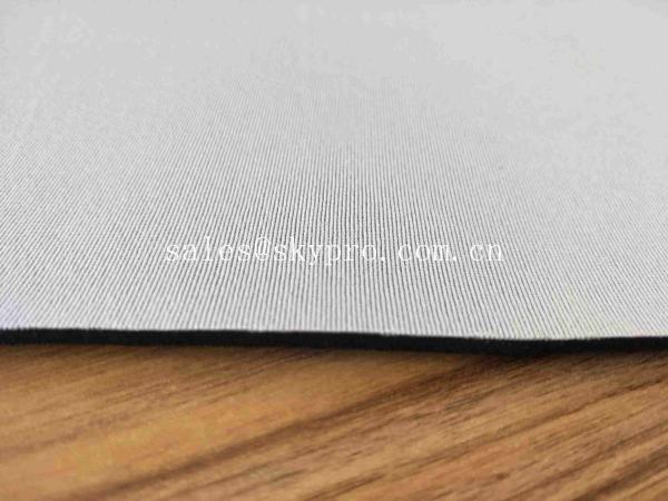 White And Black Thick Neoprene Fabric 2mm Foam Rolls Neoprene Coated Nylon