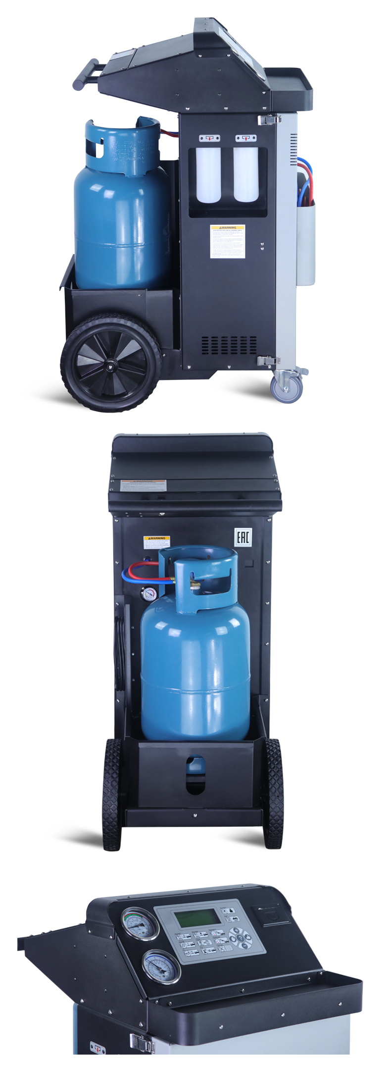 Refrigerant Car Aircon Flushing Machine AC 134a Freon Recovery Machine