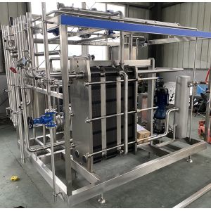 High Capacity 0.5-20L/H Pasteurizer For Milk/Fruit Jucie/Sauce Processing Line