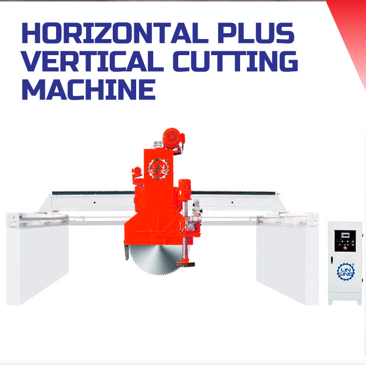 High Productivity Horizontal Stone Cutting Machine for Granite Marble Stone Block Cutter