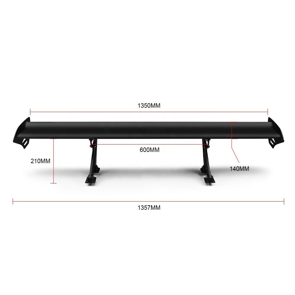 Trunk Rear Tail Spoiler Punchless Car Modified Parts