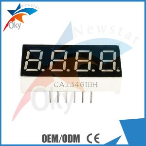  4-Digit 0.56&quot; 7-Segment Color Electronic Components Red LED Display Common Anode Module Manufactures
