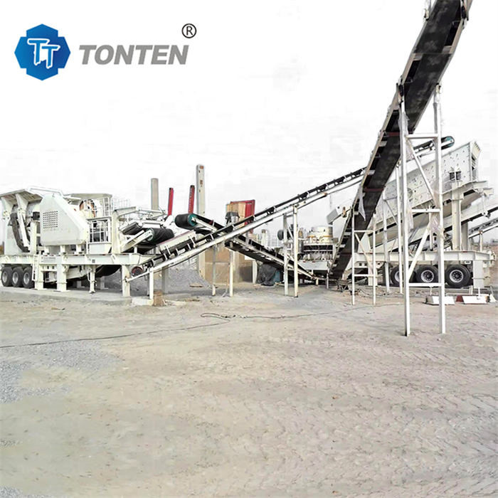 Construction Stone Crusher Production Line Sand Ore Mobile Crushing Plant