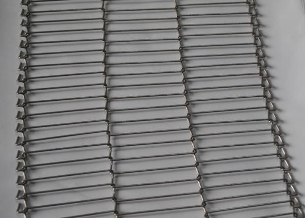 Industrial Rod Network Wire Mesh Conveyor Belt For Light Transfers / Length