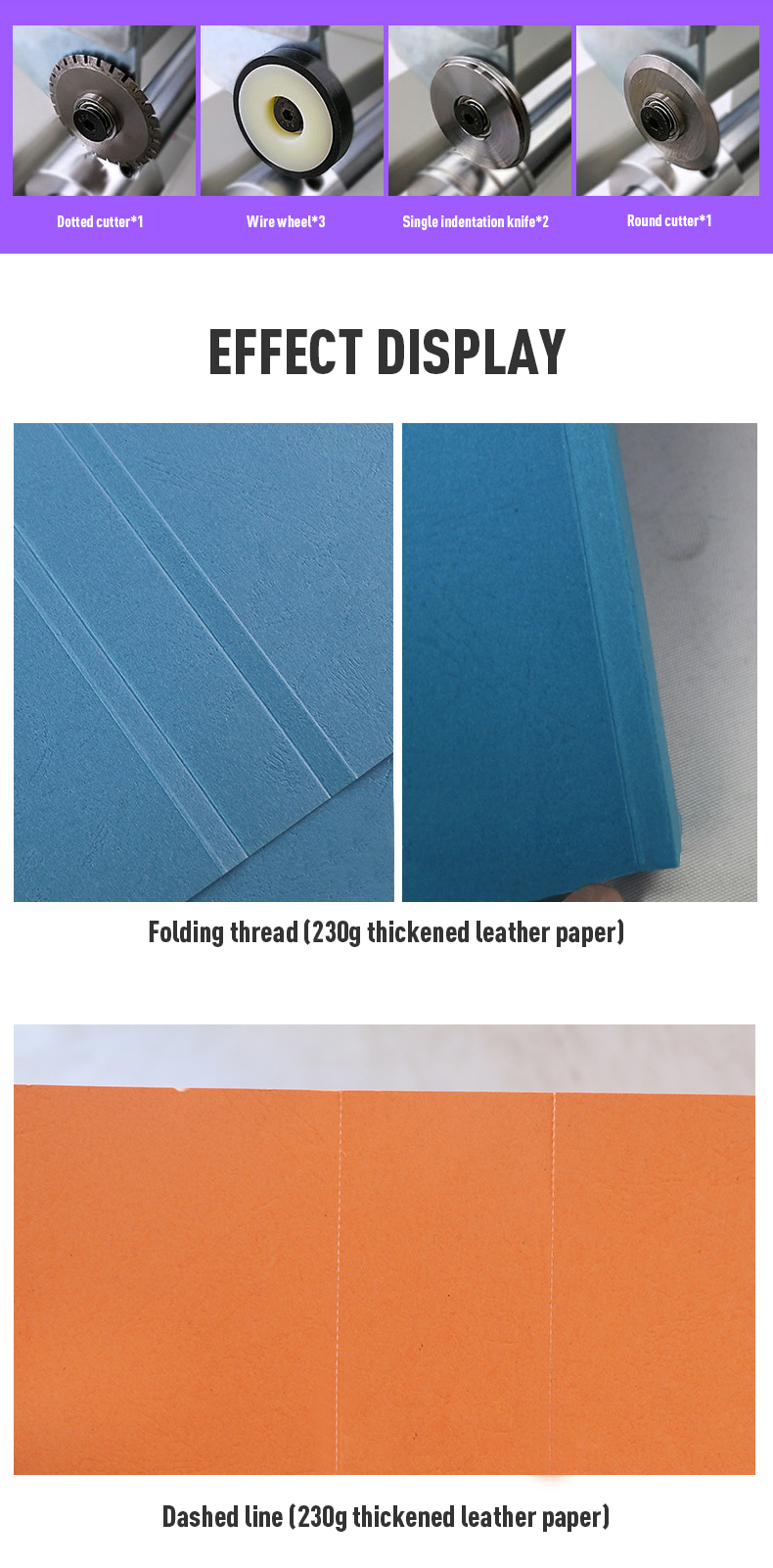 4 in 1 Automatic Paper Perforating Machine for Card and Book Max. Workable Width 460mm