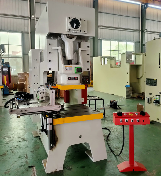 Jh21-45 Aluminum Foil Container Pneumatic Punching Machine 45T With Auto Stacking