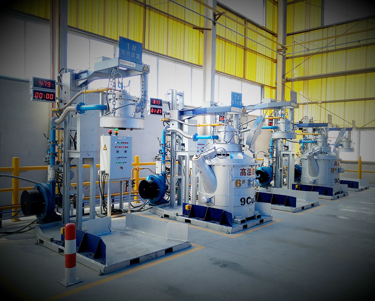 0-30°C/Min Heating Rate Ladle Preheating System Automatic Temperature Control