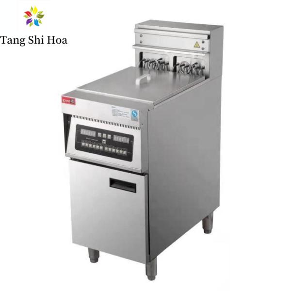 New commercial fryer with oil filter electric fryer Hamburg and French fries