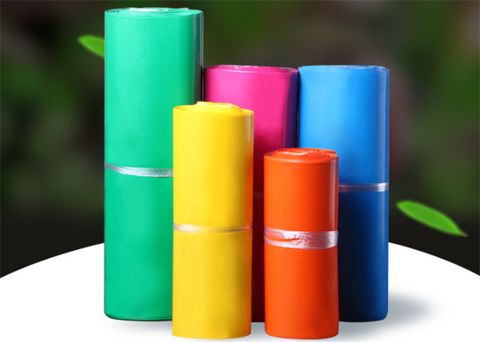 Durable Colorful Co-Extruded Bags / Plastic Postage Bags Puncture Resistant
