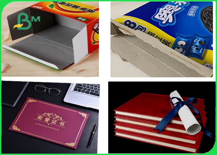 250gsm 300gsm recycle pulp Duplex paper board Good folding resistance in sheet