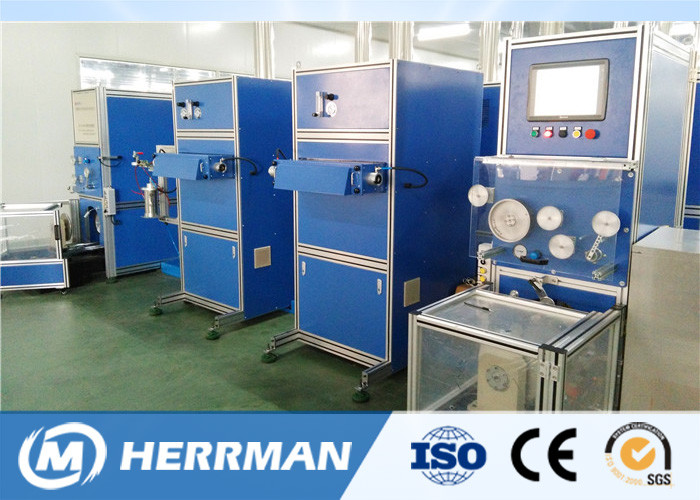 Coloring Rewinding Fiber Optic Cable Production Line With Auto - Centralizing 3000m / Min