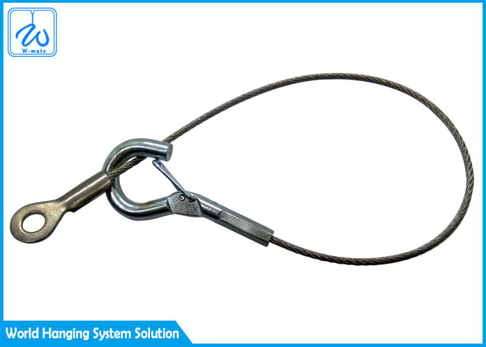 Galvanized Steel Cable Irwc 6 X 19 Wire Rope For Precast Flemish Eye Wire Sling