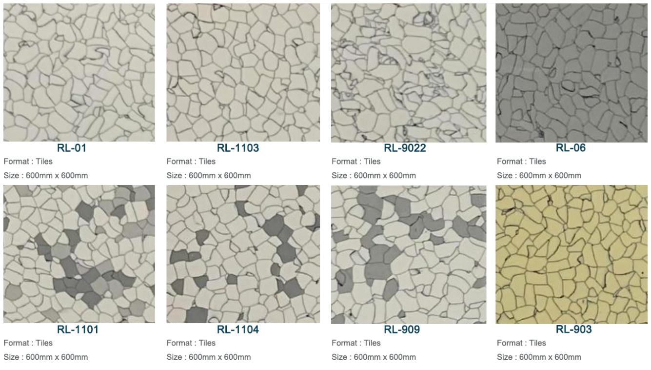 ESD Protection Anti Static Flooring 600x600 Plastic Floor Covering 1.8mm-3.0mm