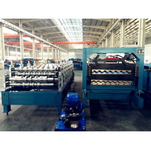 0.6mm Double Layer Roofing Sheet Roll Forming Machine