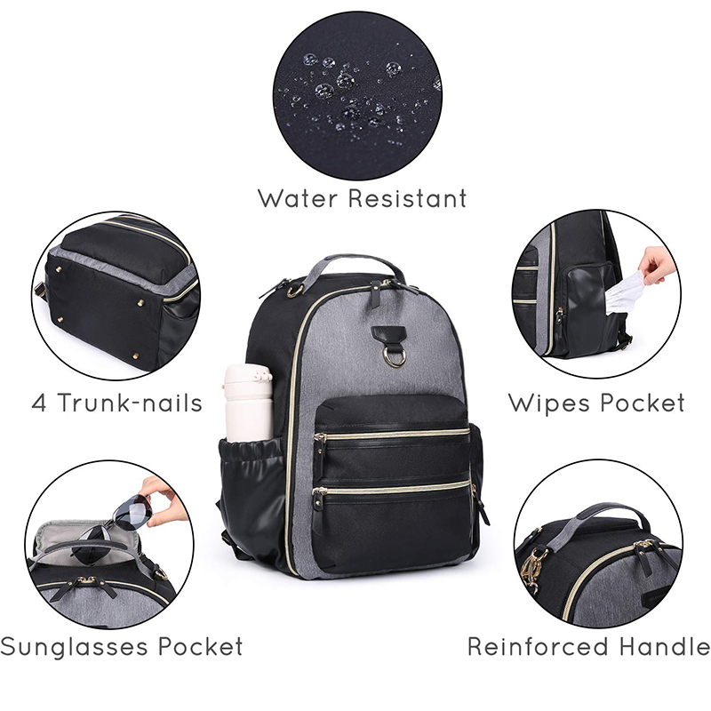 Amazing design new style baby nappy changing bag