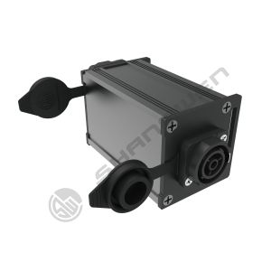 Powercon Connectors 2 X Power Strip Unit with Power Twist Input/output Power