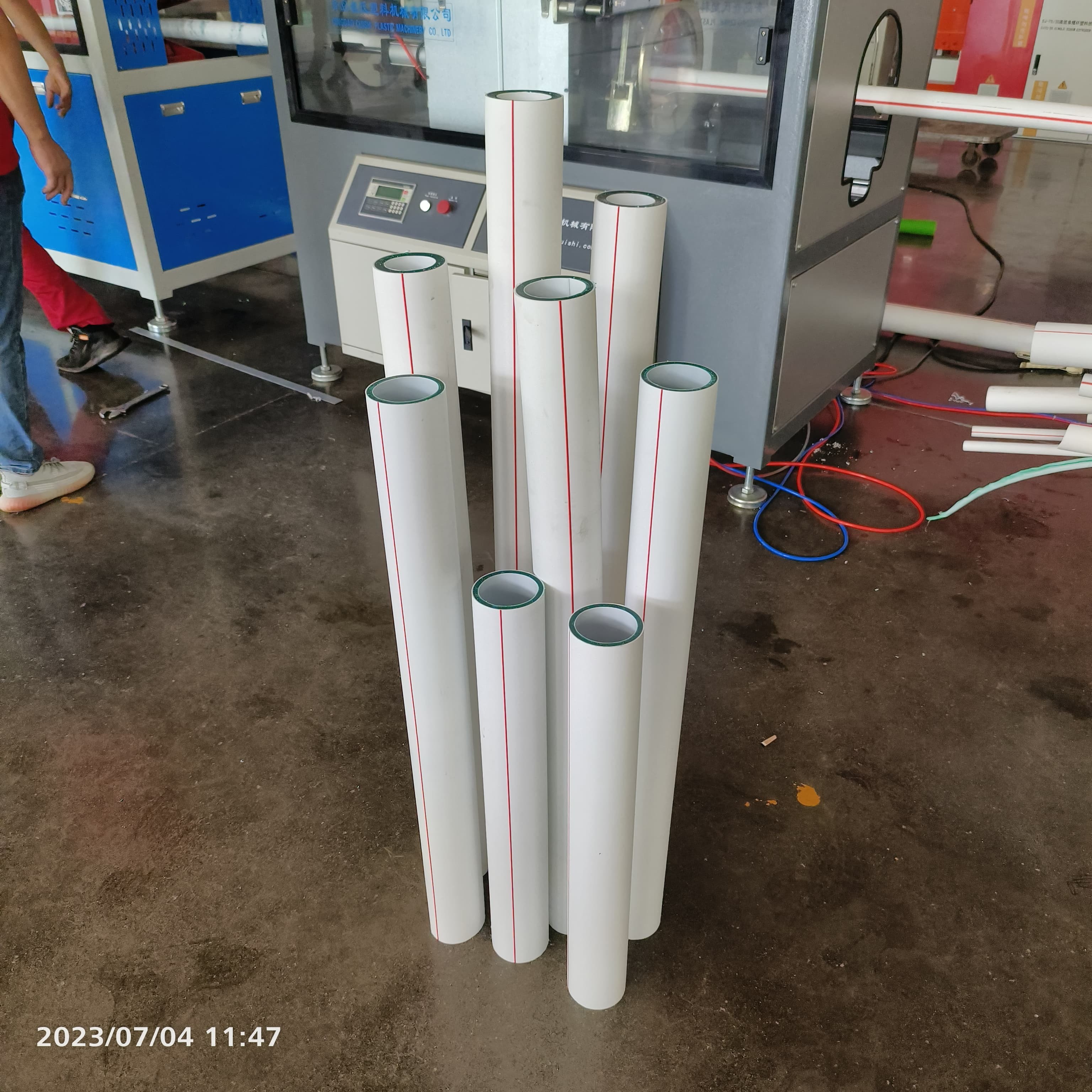 Extrusion Screw Speed 0-89rpm/min ABA Structured PE Pipe Production Line with 120-800kg/hr Capacity