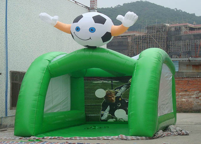 Fire Resistant Outdoor Inflatable Kids Games Inflatable Football Goal