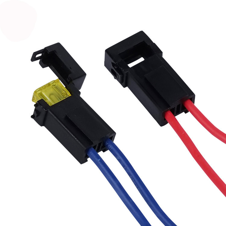 30A Line Standard Blade Type Fuse Holder With 14 -24 Wire Compatibility