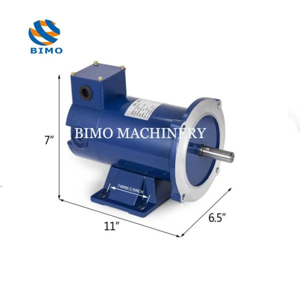 12 Volt DC Permanent Magnet Motor TENV DC Motor 1/4HP 1750R NEMA 56C PMDC