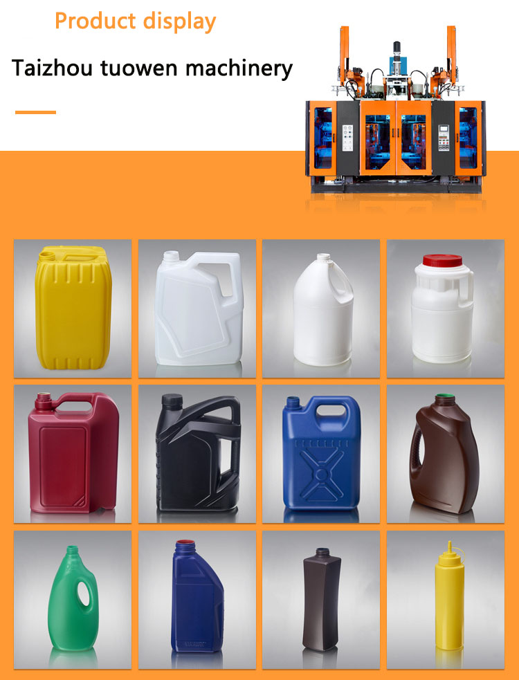 Hdpe Bottle Single Double Station Extrusion Blowing Molding Machine