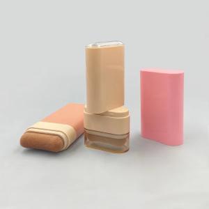  Custom Plastic Blush Stick Container with Silkscreen Print Manufactures