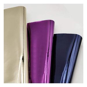 High Quality Synthetic Faux Shoes Handbag Notebook Leather Pu Rainbow Holographi