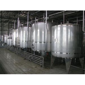 Automatic Complete Organic Yogurt Processing Line Pasteurizing Freezing