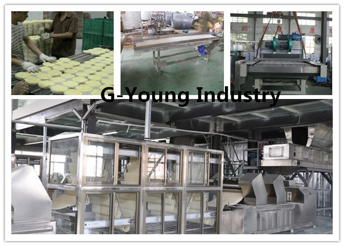 SS Material Noodle Making Equipment Fried & Frying Instant Noodle Production