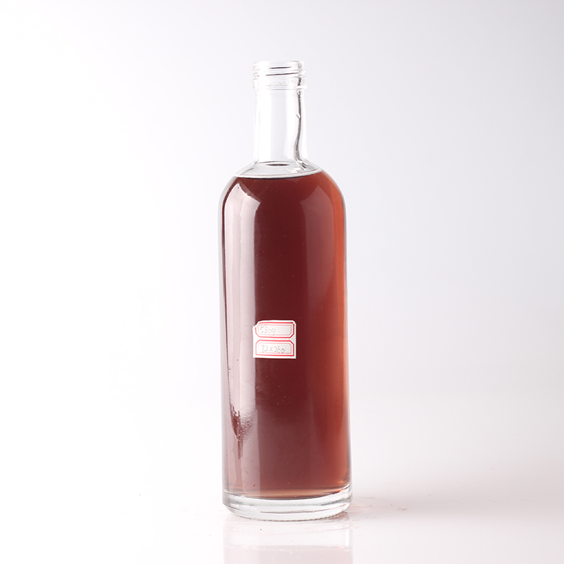 Unique Design 500ml 750ml Monkey Head Shaped Glass Bottle for Vodka Liquor With Cork