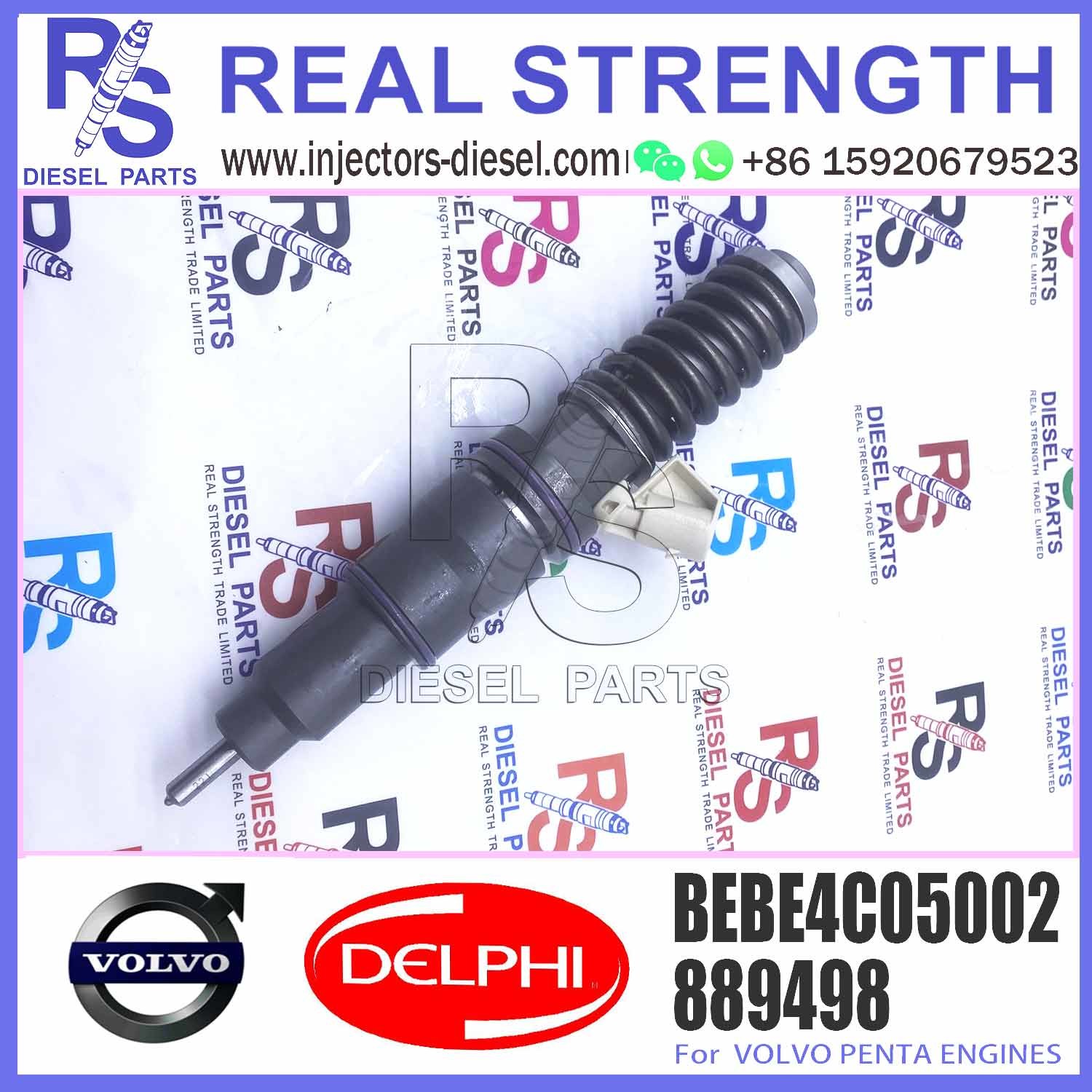High Quality Diesel Fuel Injector 3840043 Common Rail Fuel Injection Nozzle BEBE4C05001 BEBE4C05002 For 9.0 LITRE MARINE