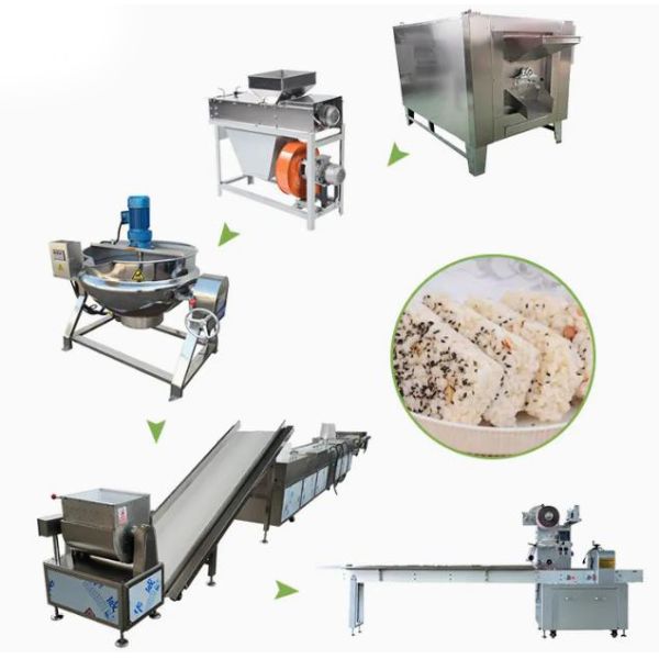 Rectangular Sesame/peanut /Corn Bar Cutting Machine