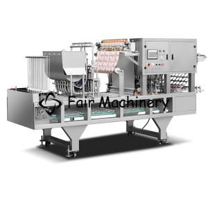  380 220 VAC 50-60Hz Milk coffee Cup Filling Sealing Machine Manufactures