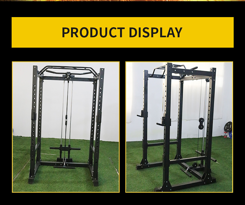 Commercial Gym Fitness Equipment and Home Strength Machine Wallmount Squat Rack