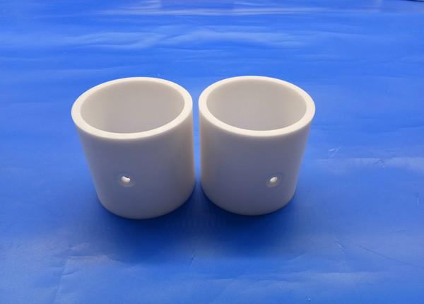 Custom Zirconia Ceramic Parts Shaft Sleeve Motor Bush Zro2 Mud Pump Liner YSZ
