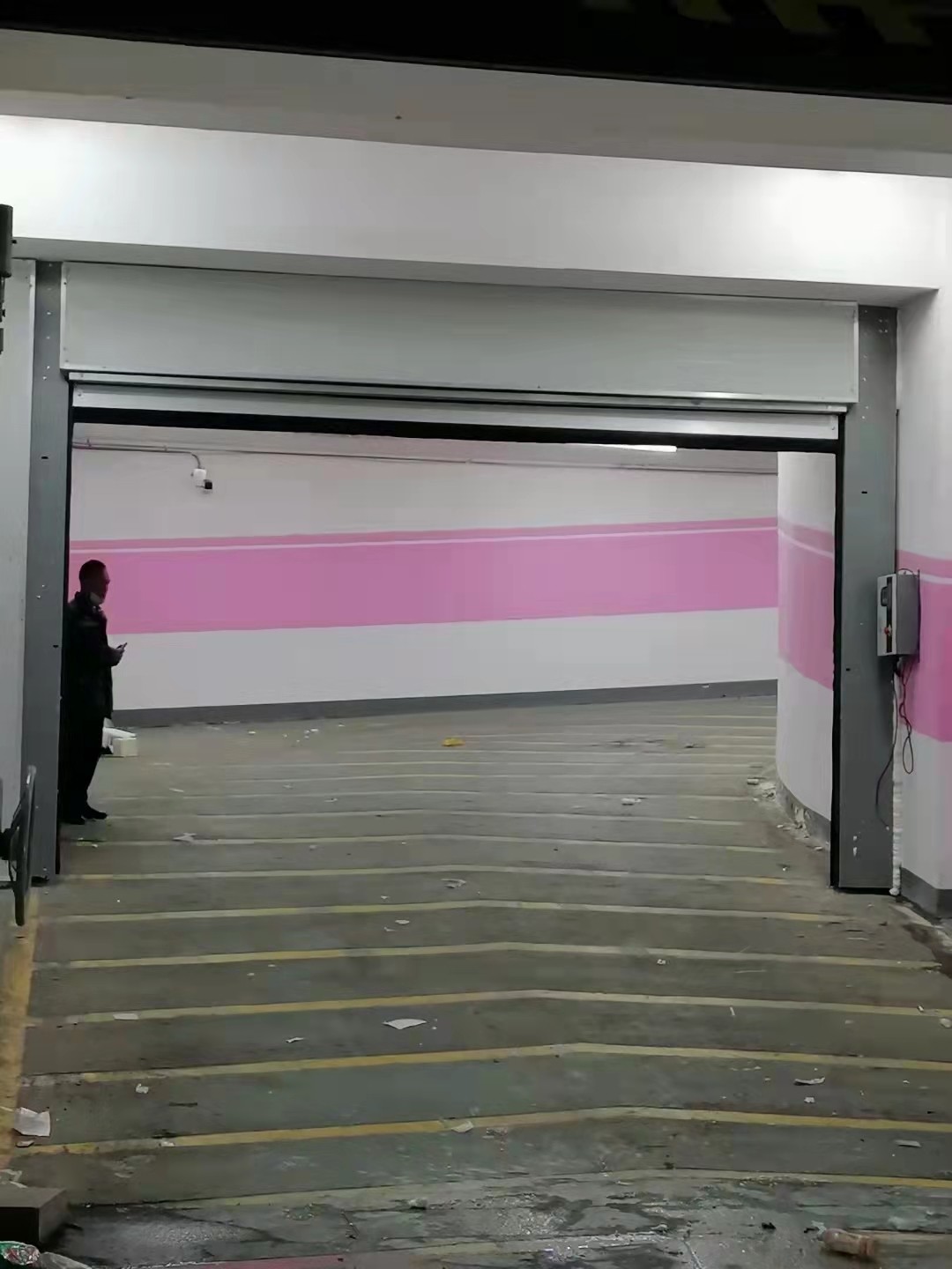 Spiral Aluminum Alloy Radar High Speed Roller Shutter Door For Warehouse